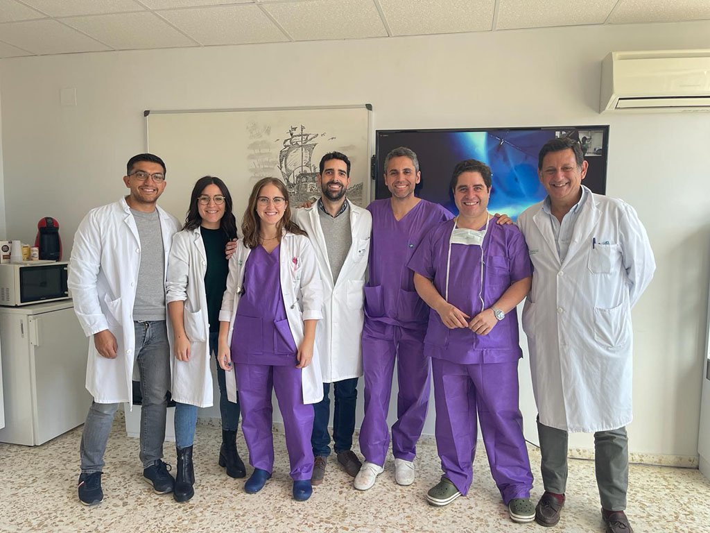 Bandera de Andalucía al Servicio de Cirugía del Hospital de Riotinto