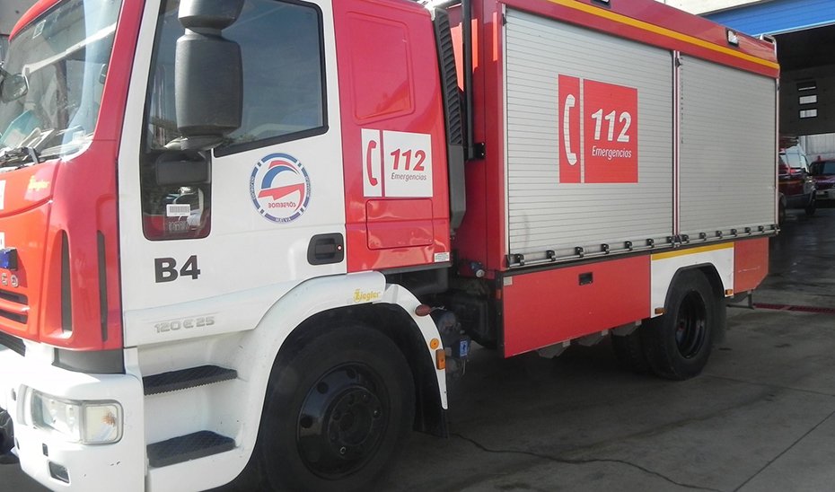 Herida una persona por el vuelco de un camión en la N-435