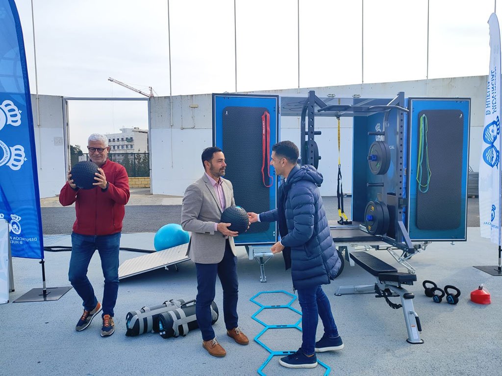 La Diputación adquiere un gimnasio móvil para fomentar el deporte en todos los rincones de la provincia
