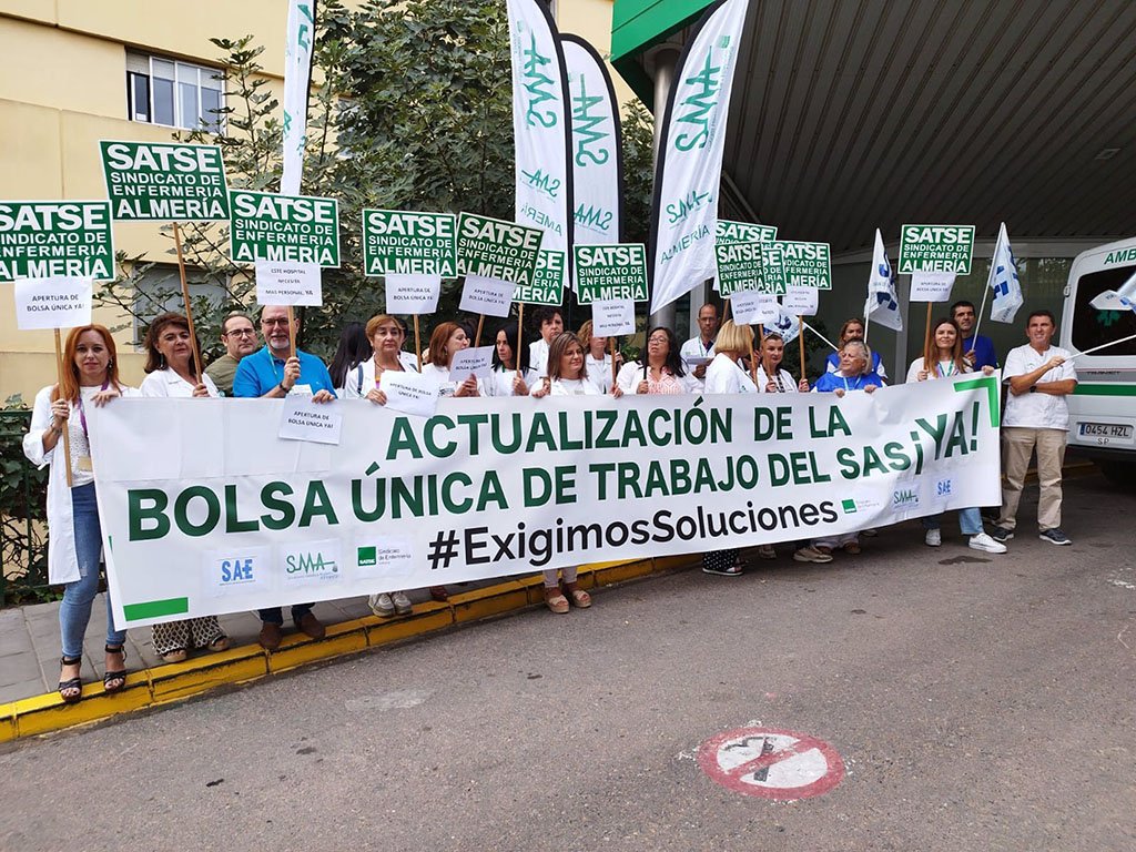 Todos los sindicatos se unen contra el «deterioro» de la Bolsa de Trabajo del SAS