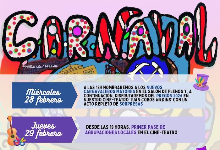 Programación carnaval Riotinto