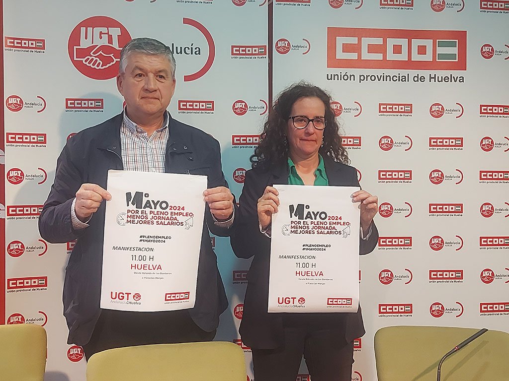 UGT y CCOO llaman a la movilización ‘por el pleno empleo’ el próximo 1 de mayo