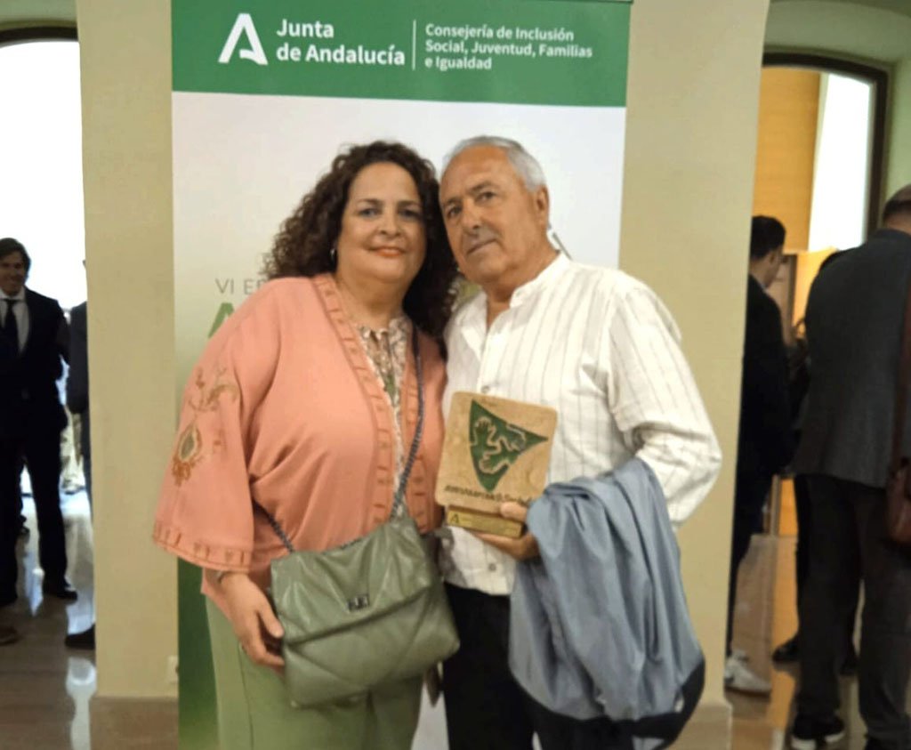 Los zalameños Antonio León y Estebi Romero reciben el Premio Andalucía + Social