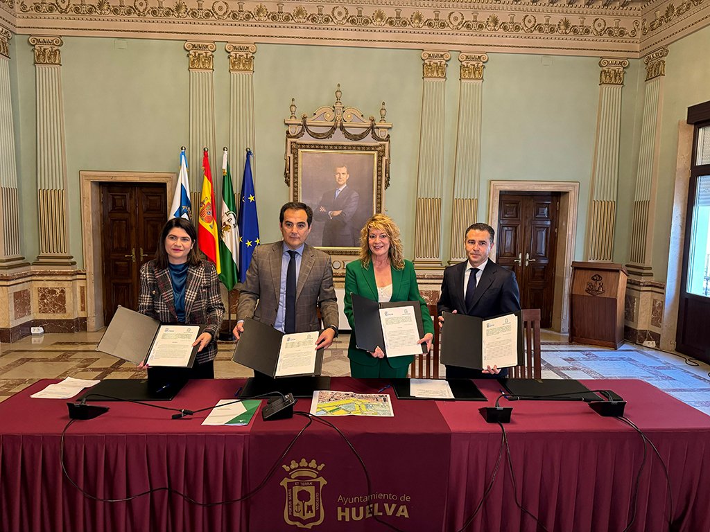 Ayuntamiento y Junta sellan un acuerdo «histórico» para impulsar la Ciudad de la Justicia en Huelva