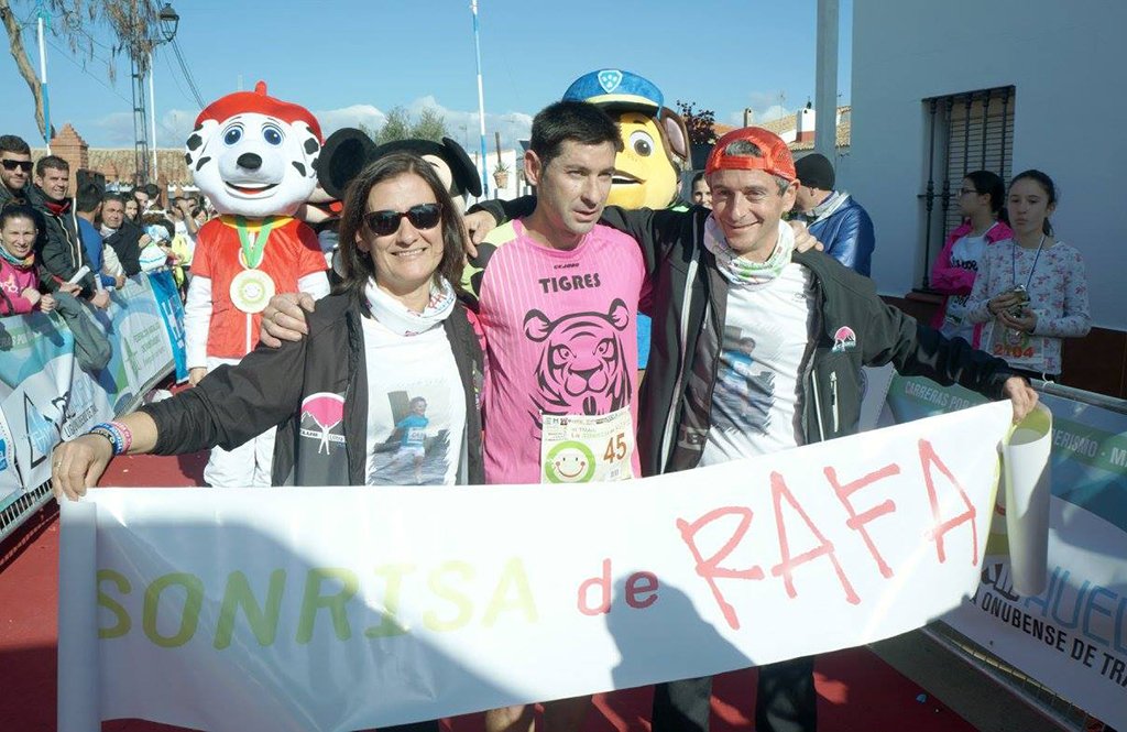 Unas 1.100 personas participan este sábado en ‘La sonrisa de Rafa’ de Berrocal