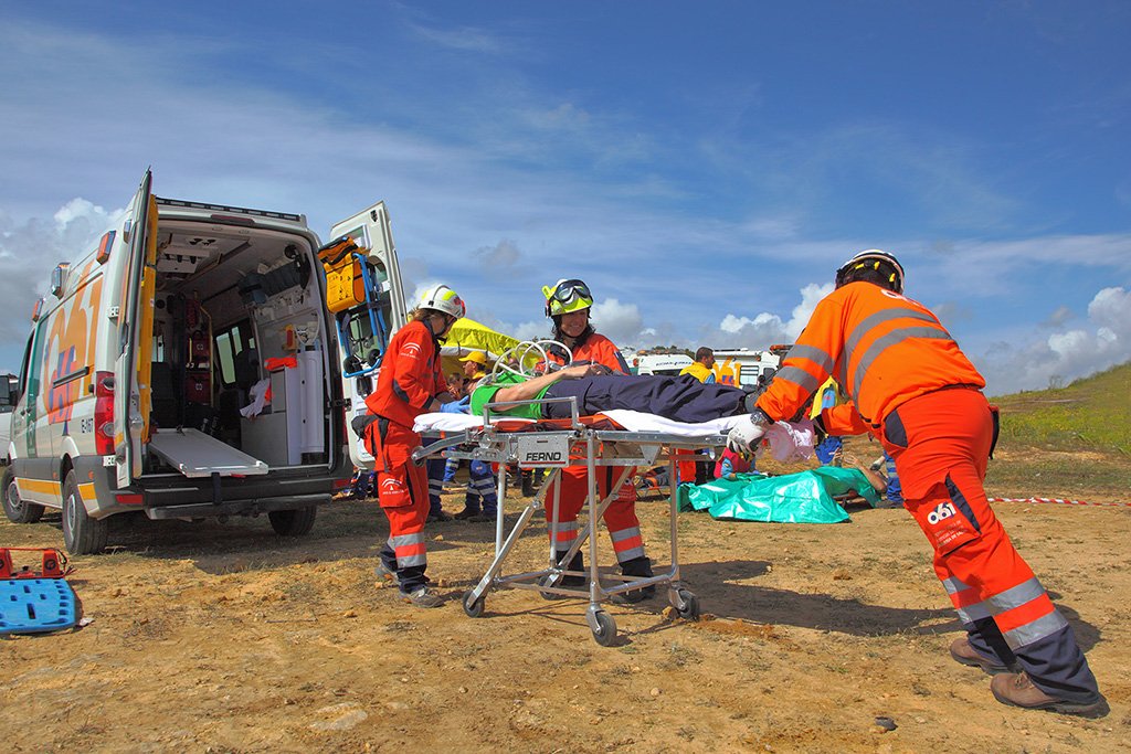 Salud activa 13 puntos asistenciales y un hospital para atender a los romeros
