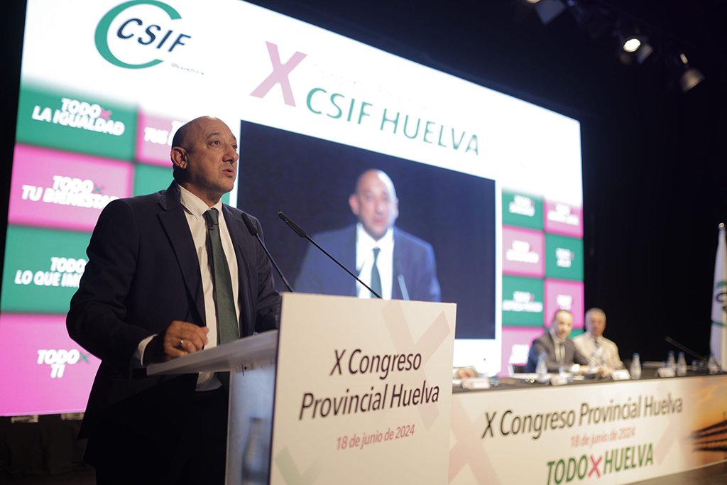Juan Manuel Quilón seguirá al frente de CSIF Huelva cuatro años más