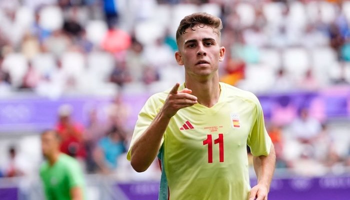Fermín López ya es goleador olímpico