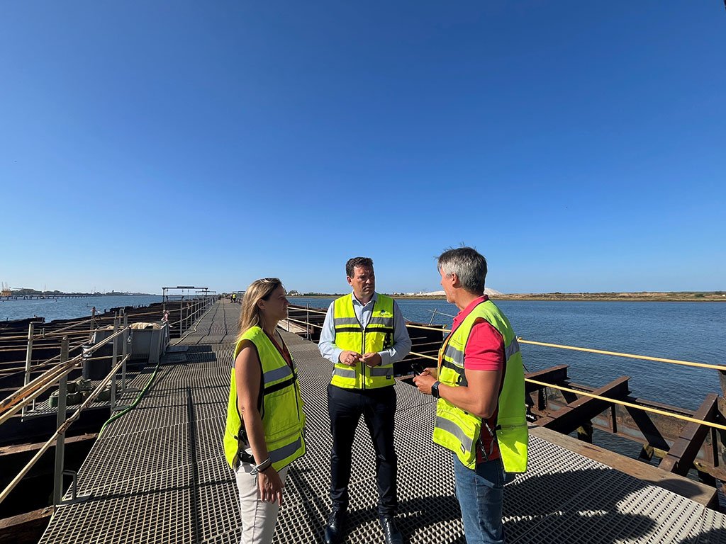 El Puerto de Huelva prevé finalizar la restauración del Muelle de Tharsis este año