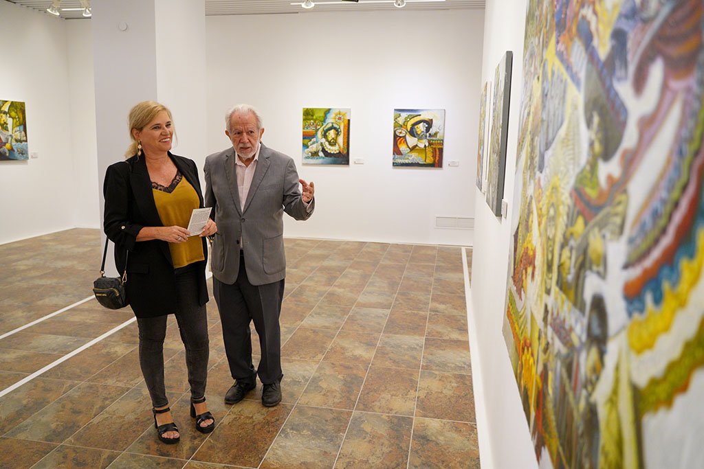 Norberto Nunes ofrece una visita guiada este viernes a su exposición ‘Los Navegantes’