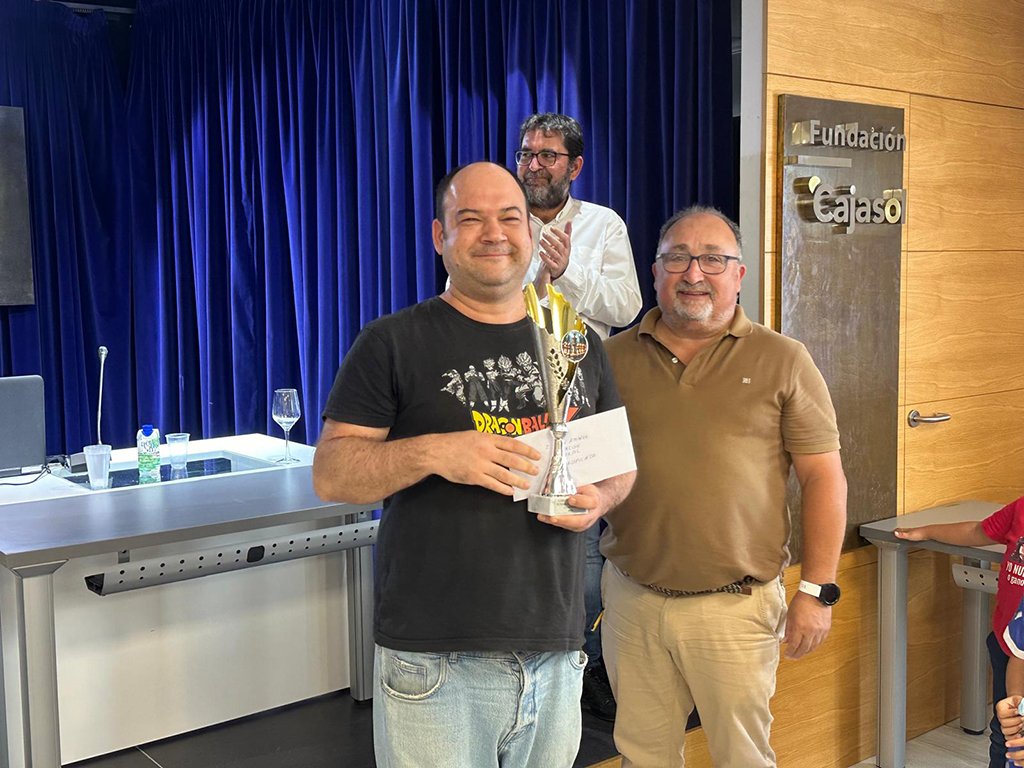 El MI onubense Carlos Barrero se impone en el I Open de Ajedrez Fundación Cajasol