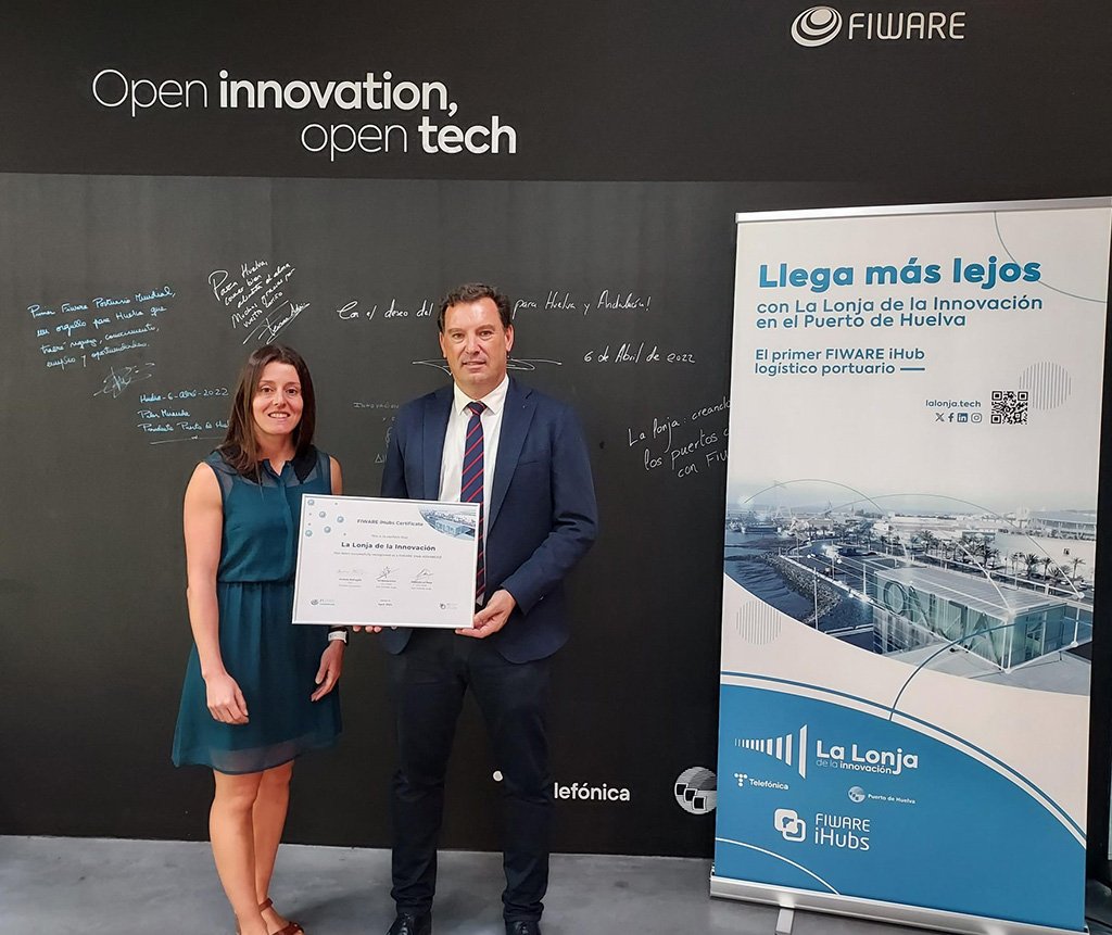 La Lonja de la Innovación del Puerto de Huelva logra su segunda estrella FIWARE