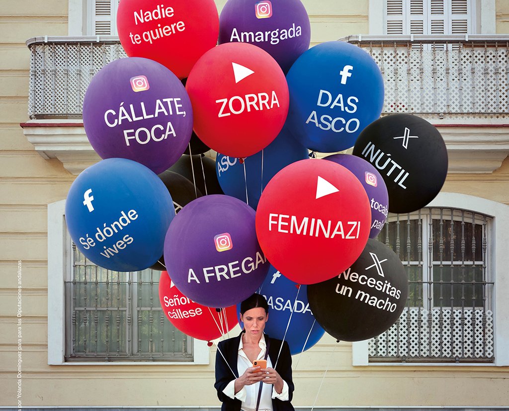 ‘No es un mensaje: es violencia digital’, lema de la Diputación para el 25N