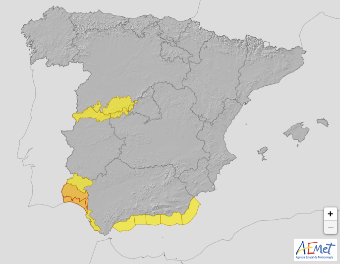 Nueva suspensión a última hora de las clases en los centros educativos de Huelva