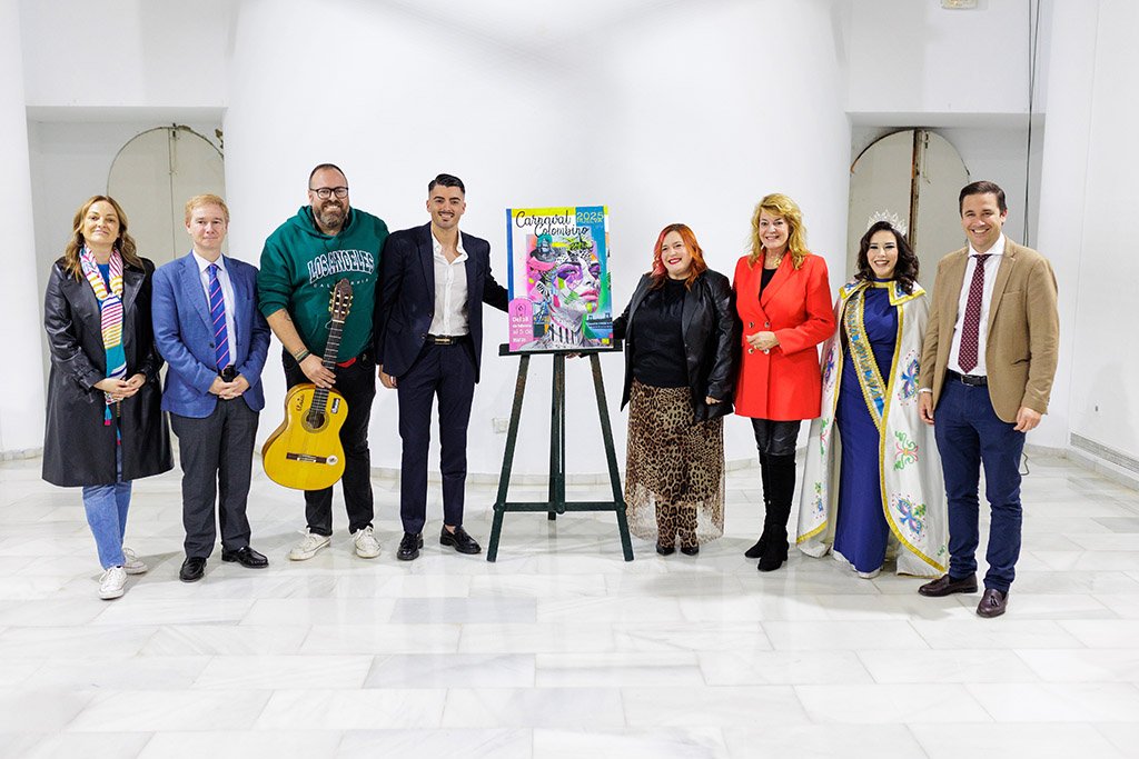 Tamara Enamorado y Kiko Salas, Choquera y Caballero del Carnaval Colombino 2025