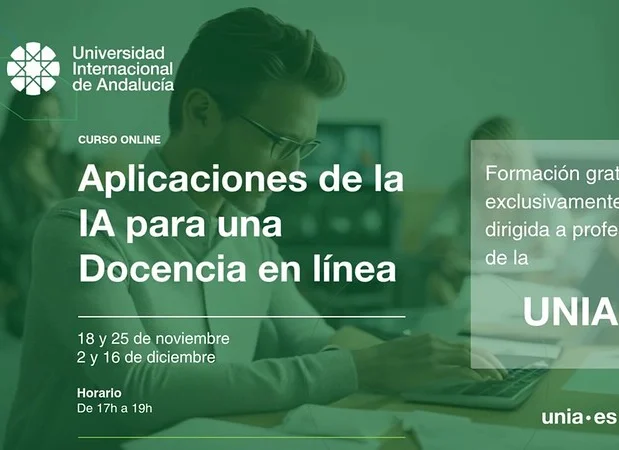 La UNIA forma al profesorado en Aplicaciones de IA para una docencia en línea