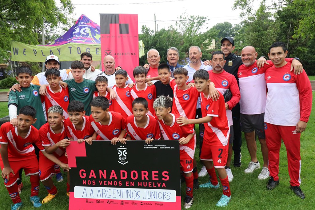 Argentinos Juniors estará en Huelva en la final de la Gañafote Cup 2025