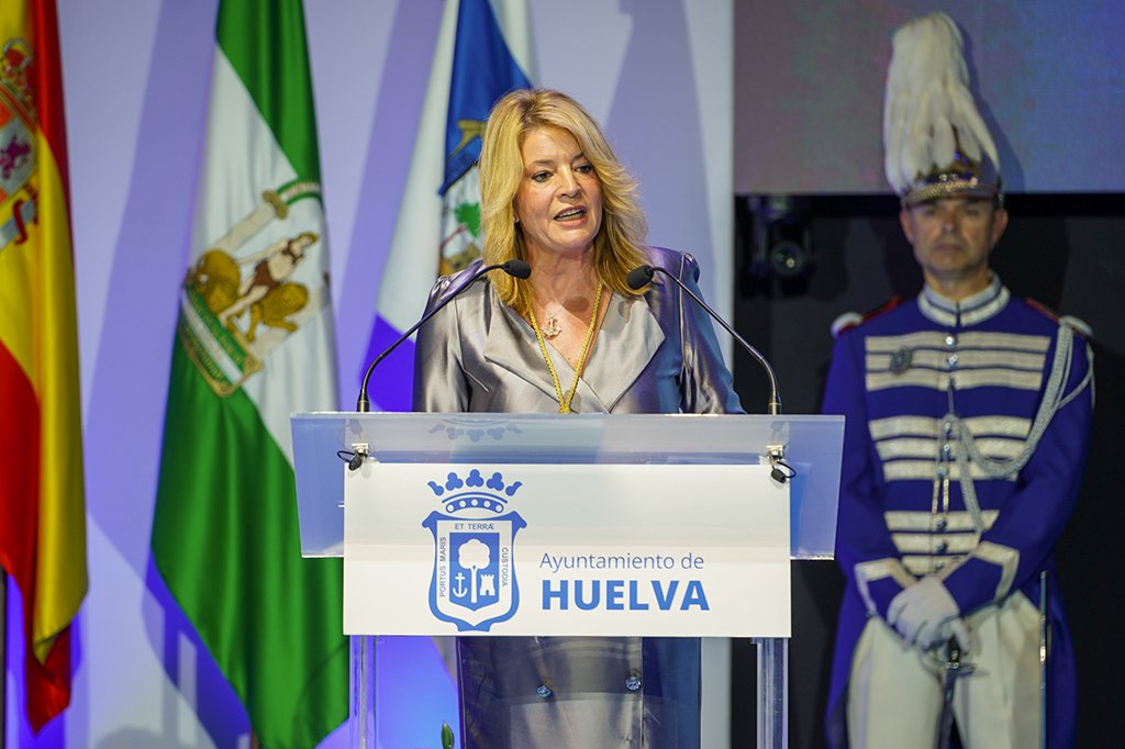 Pilar Miranda propone “un gran pacto por Huelva” en el acto solemne del Día de la Ciudad