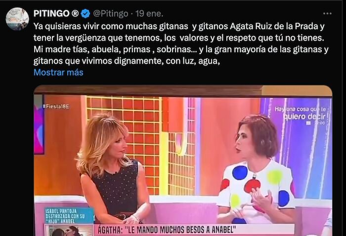 Pitingo en redes sociales defiende al pueblo gitano