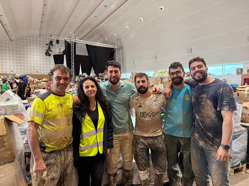 Algemesí agradece la solidaridad de Higuera de la Sierra durante la DANA