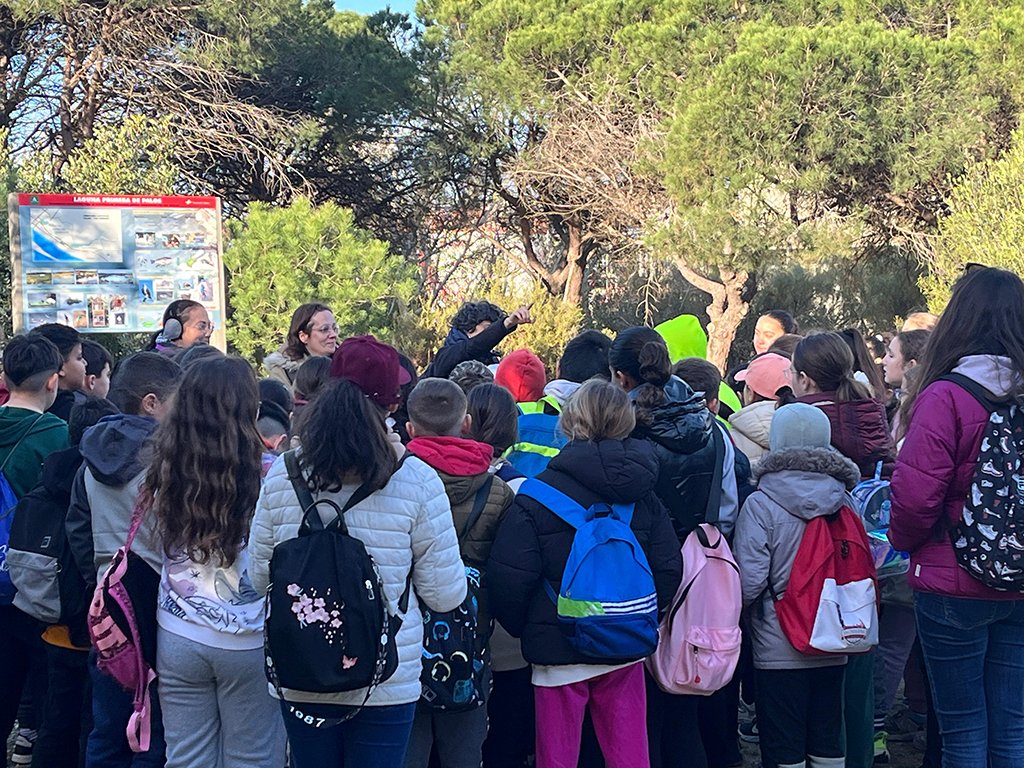 La Laguna Primera de Palos acoge las jornadas escolares sobre humedales