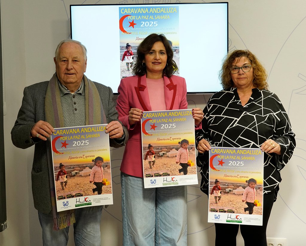 La ‘Caravana por la Paz’ espera reunir 30.000 kilos de ayuda humanitaria en Huelva