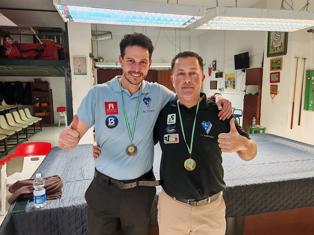 Francisco José Rodríguez, campeón de Andalucía de billar a tres bandas